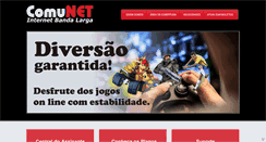 Desktop Screenshot of comunet.com.br
